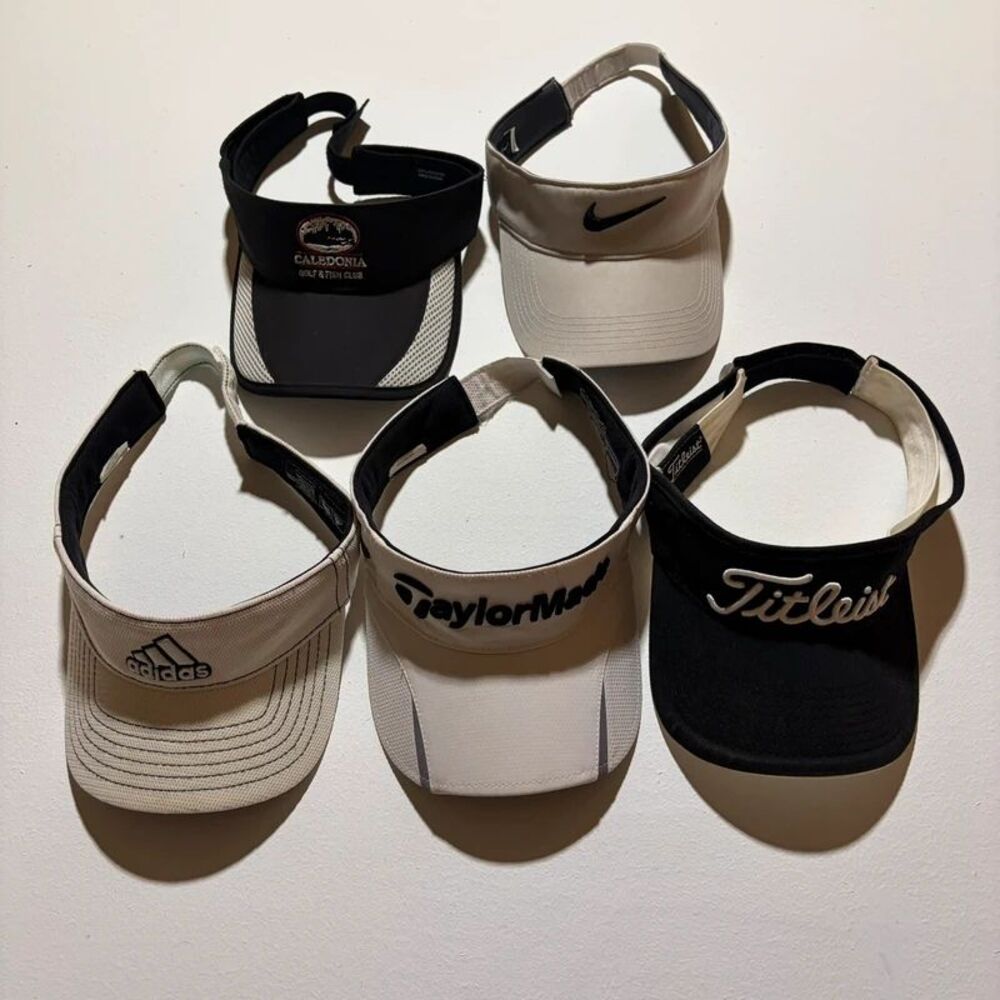 Lot of 5 Name Brand Women's Golf Visors